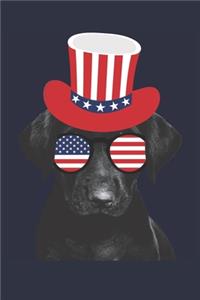 Labrador Retriever Journal - Labrador Retriever Notebook - Fourth Of July Gift for Labrador Retriever Lovers