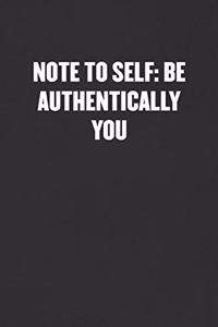 Note to Self