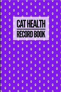 Cat Health Record Book