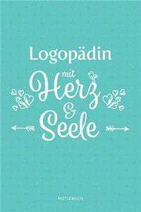 Logopädin Mit Herz & Seele Notizbuch
