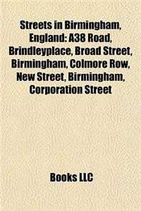 Streets in Birmingham, England