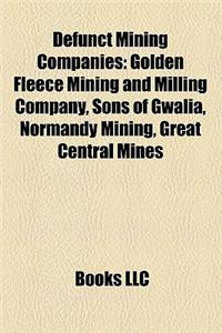 Defunct Mining Companies