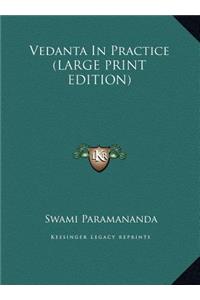 Vedanta in Practice