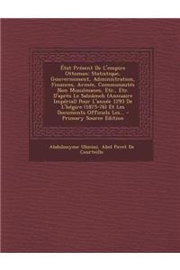 Etat Present de L'Empire Ottoman