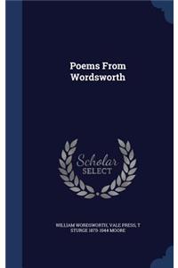 Poems from Wordsworth