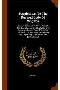Supplement to the Revised Code of Virginia