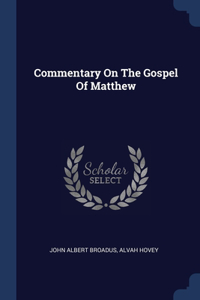 Commentary On The Gospel Of Matthew