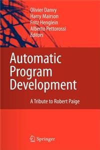 Automatic Program Development