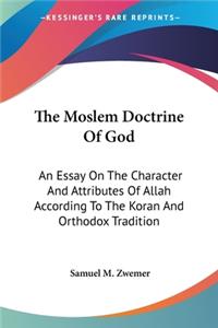 Moslem Doctrine Of God
