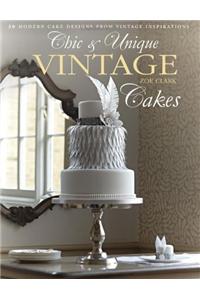 Chic & Unique Vintage Dress Cake