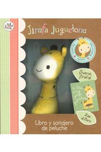 Jirafa Juguetona - Libro y Sonajero de Puluche