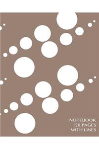 Notebook 120 pages with lines