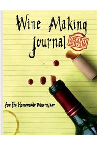 Wine Making Journal, for the homemade wine maker