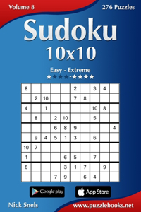 Sudoku Irregular 10X10 - F?Cil Ao Extremo - Volume 8 - 276 Jogos