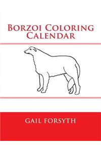 Borzoi Coloring Calendar