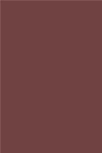 Journal Deep Coffee Brown Color Simple Plain Brown