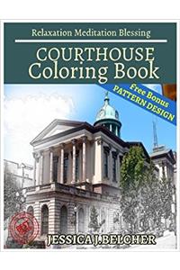 Courthouse Coloring Book Relaxation Meditation Blessing