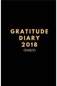 Gratitude Diary 2018