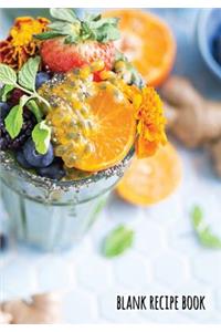 Blank Recipe Book - Smoothie Recipes (Tropical Blend Cover)