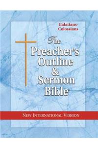 Preacher's Outline & Sermon Bible-NIV-Galatians-Colossians