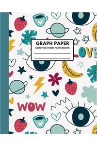 Graph Paper Composition Notebook