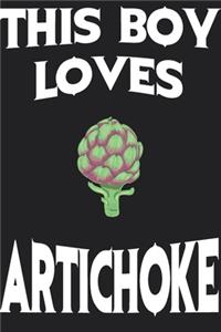 This Boy Loves ARTICHOKE Notebook