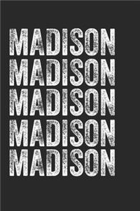 Name MADISON Journal Customized Gift For MADISON A beautiful personalized