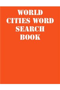 World Cities Word Search Book
