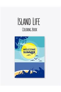 Island Life Coloring Book