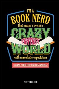 Im A Book Nerd Notebook