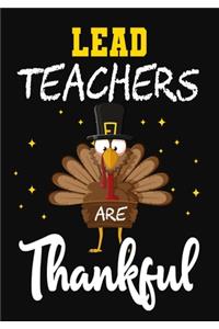 Lead Teachers Are Thankful