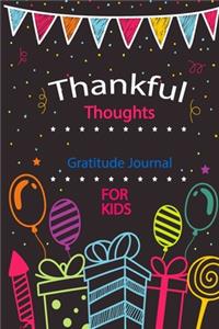 Thankful Thoughts Gratitude Journal For Kids