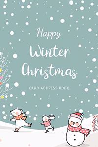 Christmas Card Address Book