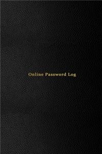 Online Password Log