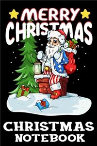 Merry Christmas Christmas Notebook