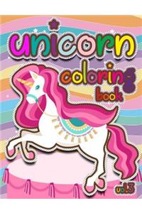 Unicorn Coloring Book vol.3