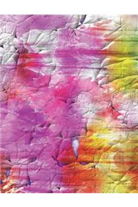 Notebook: Cool Watercolor Design Cover - Blank Journal / Sketch / Drawing Book - 8.5 X 11 Paper - Unlined Notebook / Journal - 100 Pages