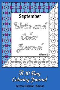 September Write and Color Journal - Volume 2