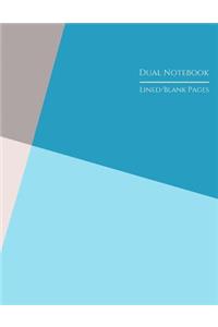 Dual Notebook Lined/Blank Pages