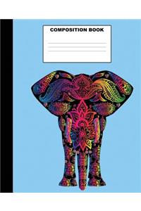 Elephant Composition Book