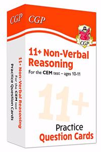 11+ CEM Non-Verbal Reasoning Practice Question Cards - Ages 10-11