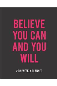 Believe You Can and You Will
