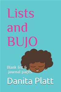 Lists and Bujo