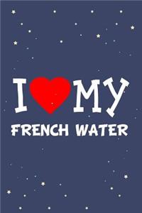 I Love My French Water Dog Breed Journal Notebook