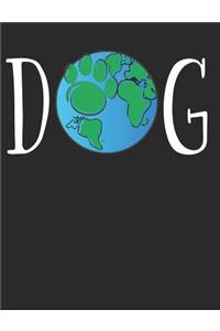 Dog: Earth Day Composition Notebook Wide Ruled Lined Paper