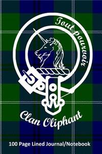 Clan Oliphant 100 Page Lined Journal/Notebook