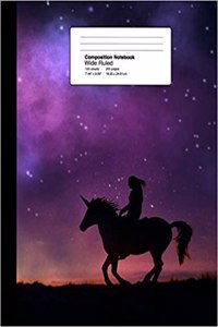 Composition Notebook Wide Ruled 7.44 X 9.69 Inches 100 Sheets / 200 Pages