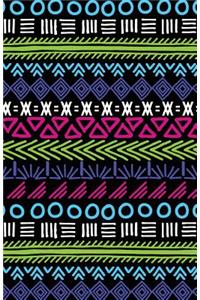 Bullet Journal Tribal Art Pattern Black