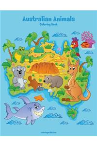 Australian Animals Coloring Book 1