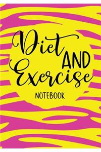 Diet And Exercise Notebook
